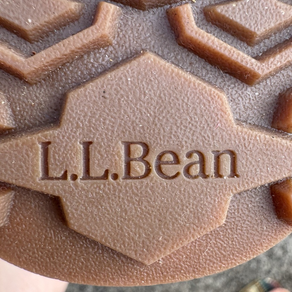 LL Bean Mountainside Toggle Boots Women's 7 M Red Suede‎ Pull On Booties - Picture 12 of 13